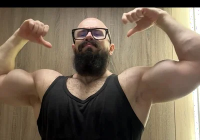 Enjoy the View of My Thick Meaty Biceps Bouncing in Slow Motion