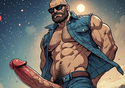 Cocks Out at Beach (ai)