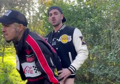 Latino boys fucking in the forest