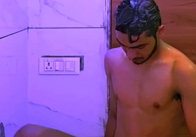 Young Boy Naked Having Fun