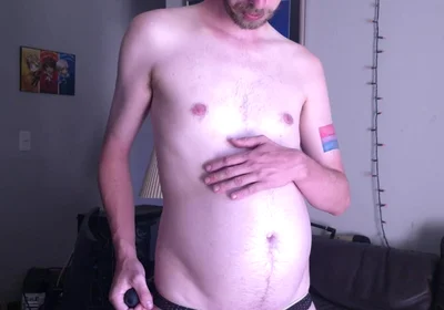 Young Mans Belly Turns Into a Orb