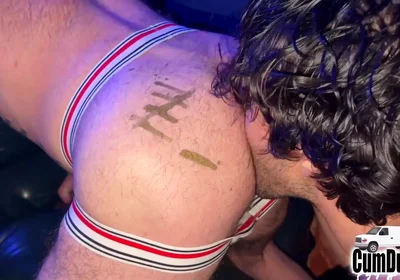 Cum Dump Van Gang Bang Tatted White American All Stud Group Raw Sex BBC