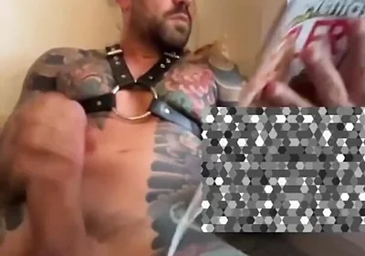 Boy in Harness Masturbates