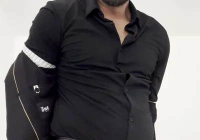 Handsome Gets Tattooed in Suit