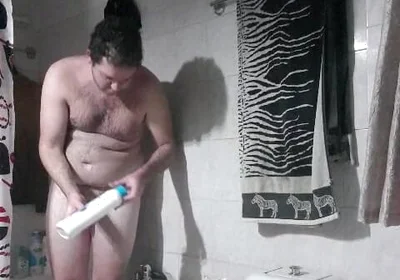 I Take a Shower in Bathroom