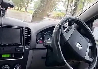 Naked in the Car