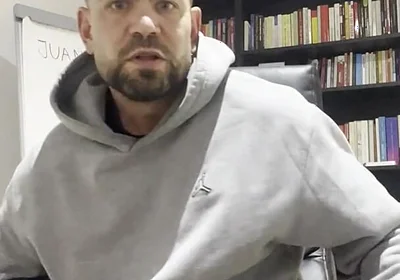 Young Man Masturbates in His Office