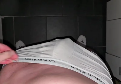 German Master Orders Deep Blowjob.. White Calvins Down.. Cock Dripping