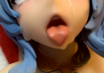 Cocogoat Fever - Ganyu Fucks for the 1st Time & Gets Hot Facial Cumshot! 65 Cm Mini Hentai Sex Doll Kemelias