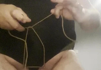 Cock and Ball Bondage with Crossdress and More Bondage