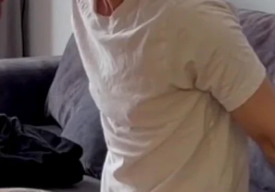 Straight Guy Gets Mone From a Stranger on the Street and Tries on Himself for the First Time First Part