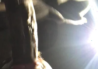BBC Worship at Night: Risky Public Blowjob & Throat Fuck