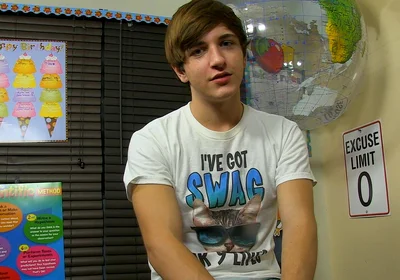 First Timer Colby on Set