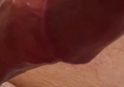 So Much Cum From Edging My Frenulum