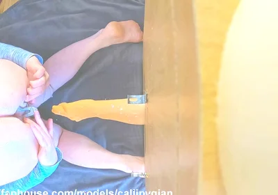 My Ass Eating a 20 Inch Dildo Fist with Lots of Lube