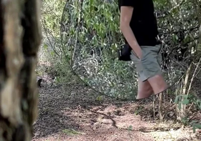 Amateur Boy Caught Jerking-off in the Woods