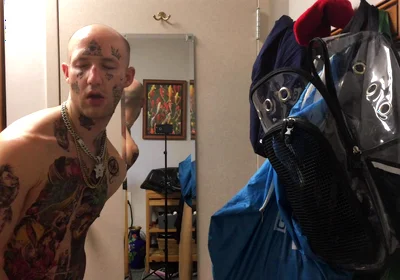 Face Tatted Masturbator