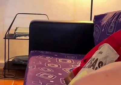 Secret Blowjob During Movie Night While Their Friends Are Right There