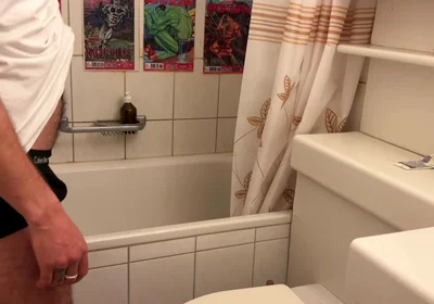 Colleague Showers with Straight Friend