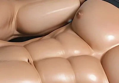 This Athletic Blonde Guy Jerking off in Lingerie Will Drive You Wild