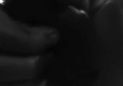 Stroking Hard Cock in Black and White with Lots of Cum