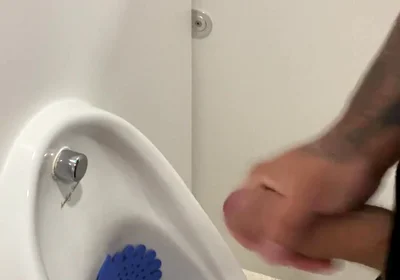 Bathroom Piss and Jerk