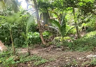 Young Pinoy Twink Jerks off Secretly Outdoors