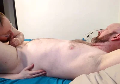 Stepdaddy Bear Fucked by Young White Bear