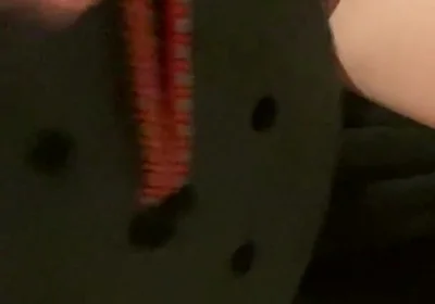Hanging Heavy Weights on My Sissy Cock & Balls - CBT Jerking off My Big Cock with Them on