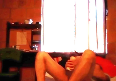 Hot Latino Masturbates and Spills a Lot of Cum