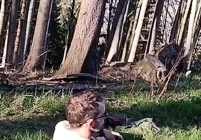 Naked in Forest