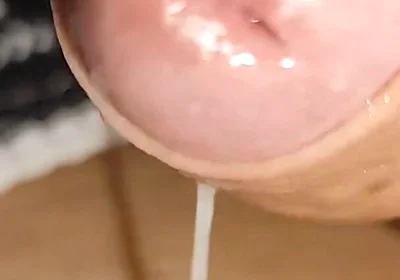 The Largest Production of Pre Cum in the World in a Single Sharpening.