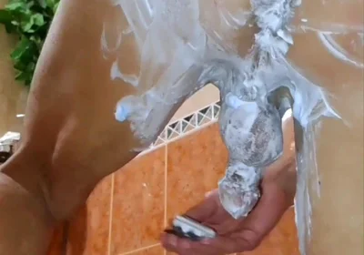 Shaving Balls and Ass