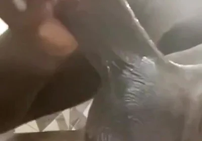 Part 2 BBC Public Washroom Deep Jerking off Orgasm