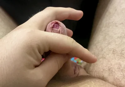 A Fat Guy Jerks off His Cock