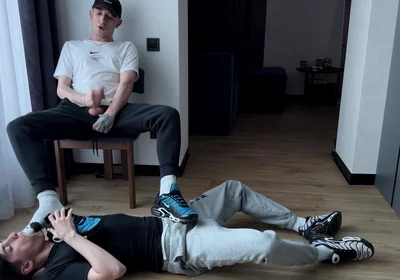 Sniffs Socks and Both Cum
