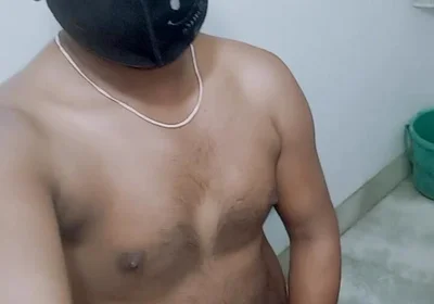 Masturbating