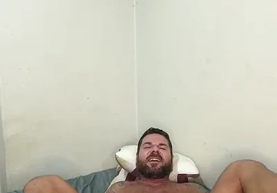 Deep Anal Vibrator Play & Massive Cumshot