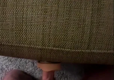 Fucking the Hot Toy in Between Cushions, Feels Like Real Wet Pussy