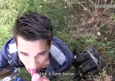 Amateur Student Deepthroats Cock