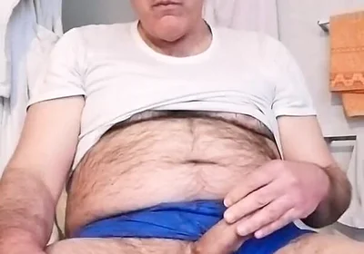 I Jerk off My Hairy Ass and Jerk My Hard Cock!