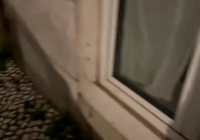 Boy Caught Jerking-off on His Bed Through the Street Window