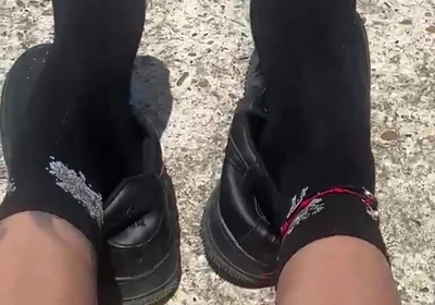 Walking Through the Castle of Cartagena and I Take off My Shoes to Rest so That You Can Worship My Feet