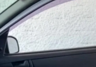 Skinny Jerking off and Cumming Inside the Car