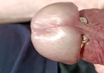 Mature Man's Veined Cock Masturbation
