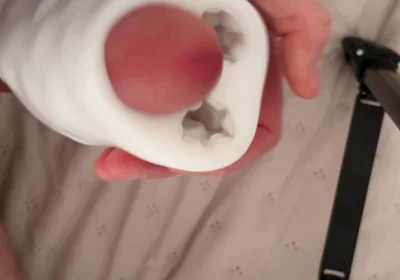 Big Dick Destroys Fleshlight & Fills It with Cum