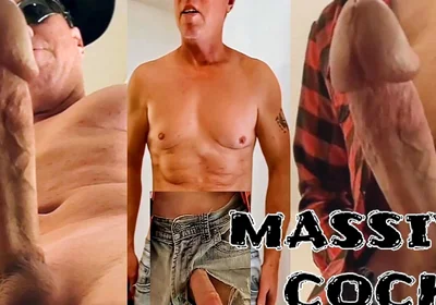 Massive Cock Delivers Massive Cumshot From Jeans