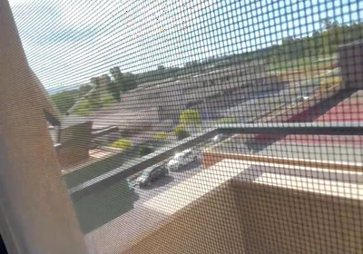 Too Cum From Balcony Almost Caught by Neighbors