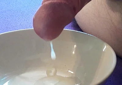 Young Ginger Uncut Dick Ruined Cum Floating