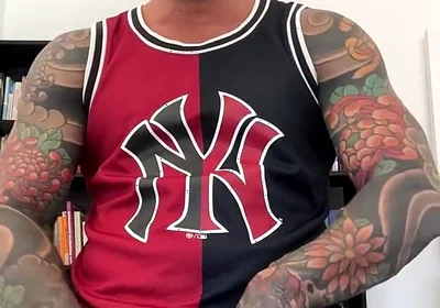Spanish Muscular Bull with Clothes on